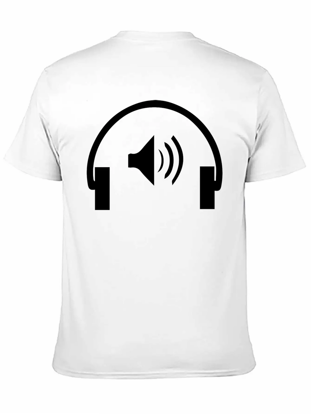 Microphone Logo Unisex Short Sleeve Soft Cotton T-Shirt – Casual Everyday Wear