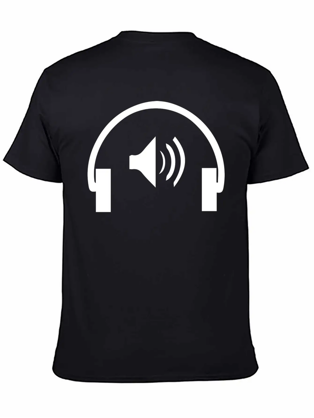 Microphone Logo Unisex Short Sleeve Soft Cotton T-Shirt – Casual Everyday Wear