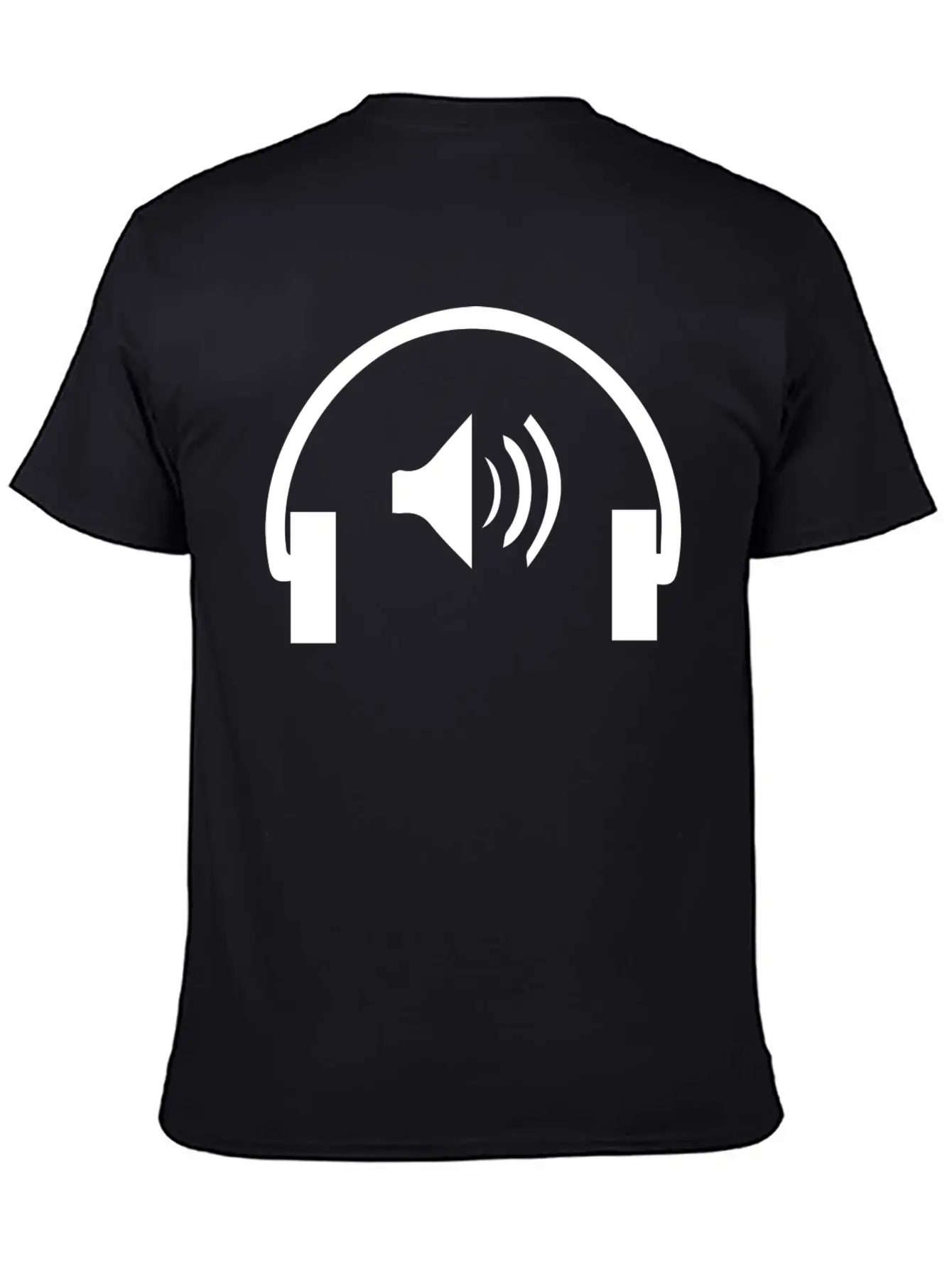 Microphone Logo Unisex Short Sleeve Soft Cotton T-Shirt – Casual Everyday Wear