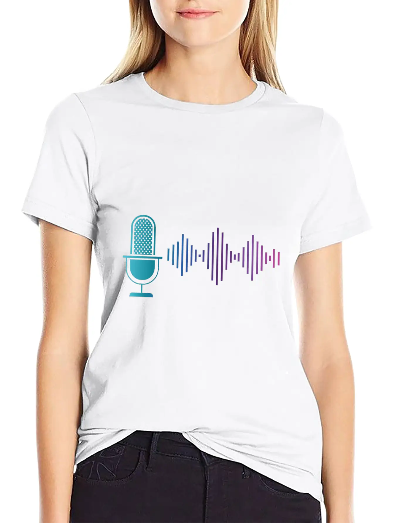 Microphone Music Singing Karaoke Sound Engeneer Unisex Casual T-Shirt – Clean Design For Daily Comfort