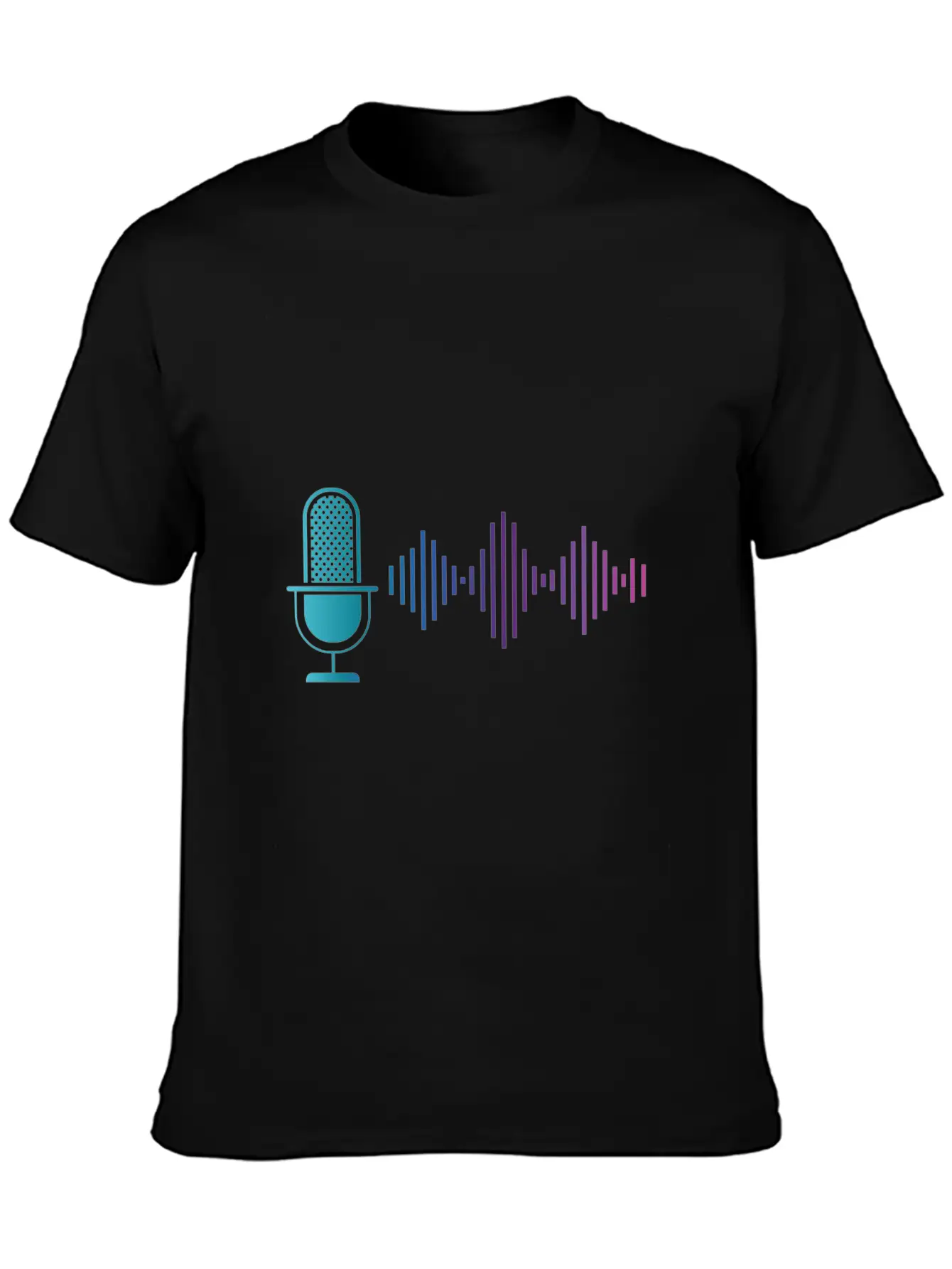 Microphone Music Singing Karaoke Sound Engeneer Unisex Casual T-Shirt – Clean Design For Daily Comfort