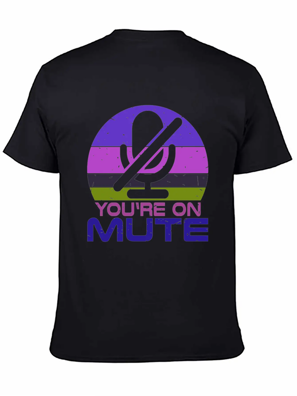Microphone Muted You Are Muted On Mute Stylish Everyday T-Shirt – Unisex Basic Cotton Tee