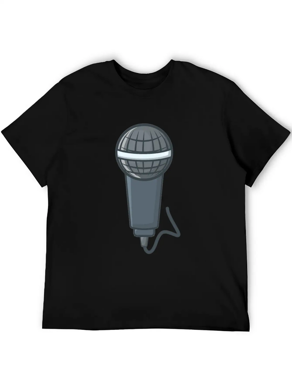 Microphone Stylish Everyday T-Shirt – Unisex Basic Cotton Tee