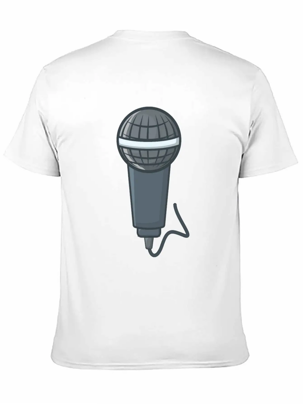 Microphone Stylish Everyday T-Shirt – Unisex Basic Cotton Tee