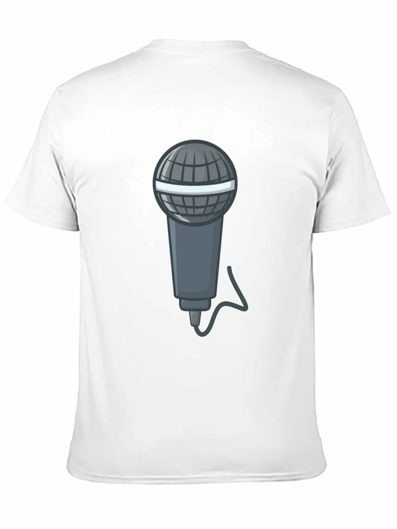 Microphone Stylish Everyday T-Shirt – Unisex Basic Cotton Tee