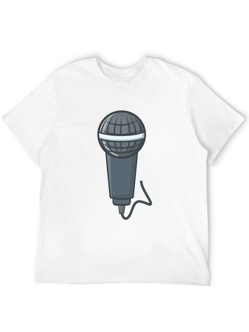 Microphone Stylish Everyday T-Shirt – Unisex Basic Cotton Tee