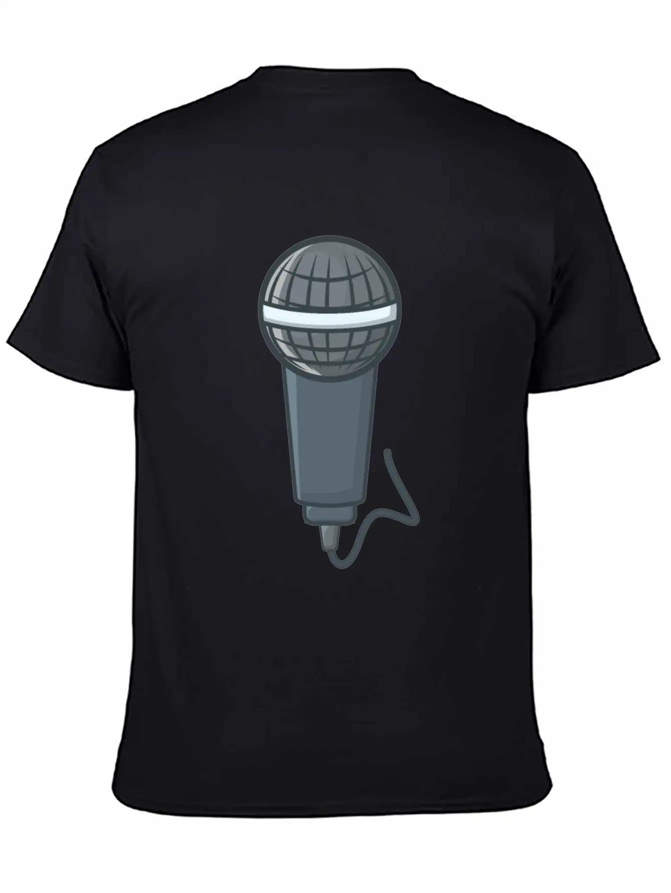 Microphone Stylish Everyday T-Shirt – Unisex Basic Cotton Tee