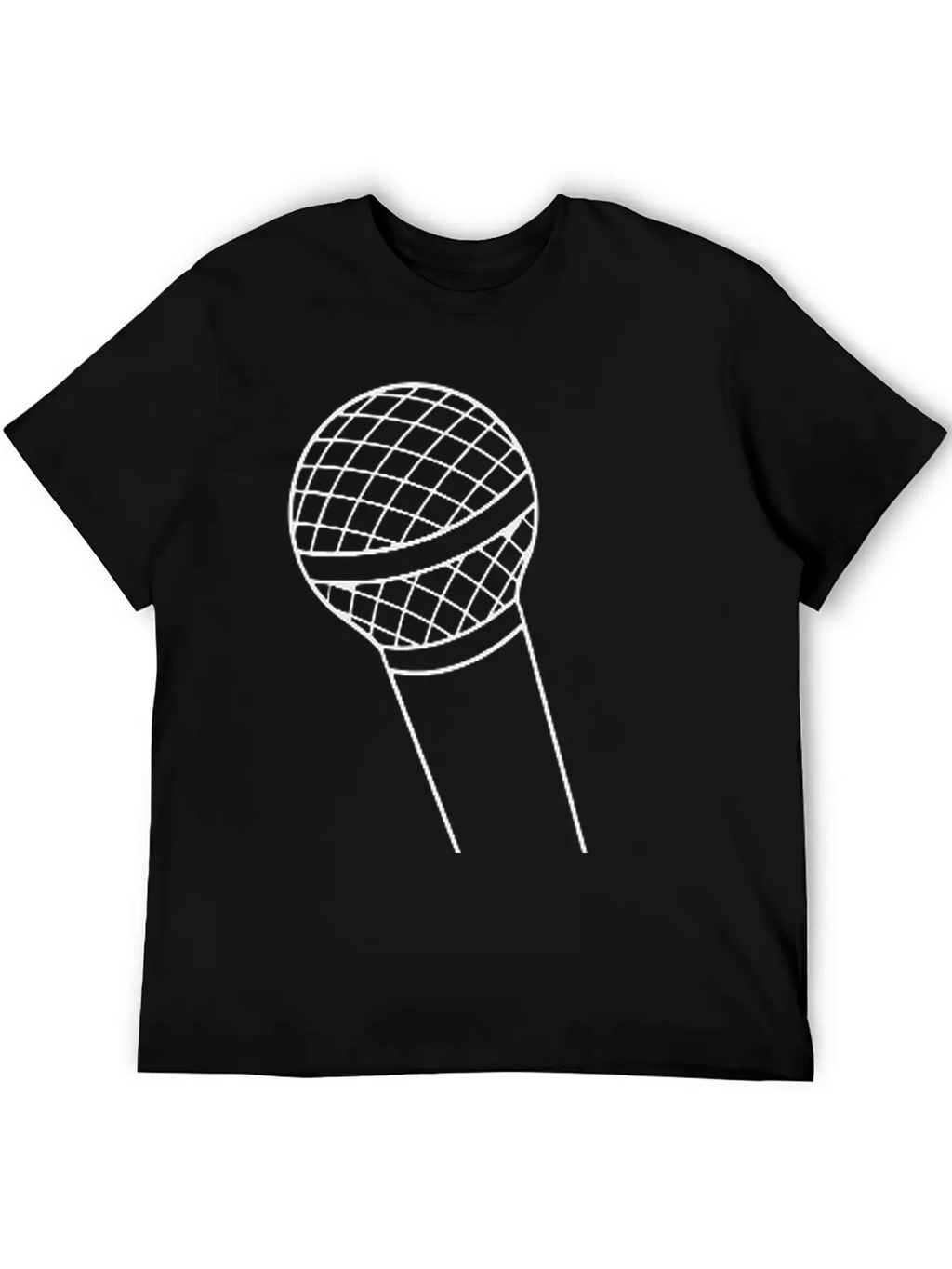 Microphone Unisex Short Sleeve Soft Cotton T-Shirt – Casual Everyday Wear