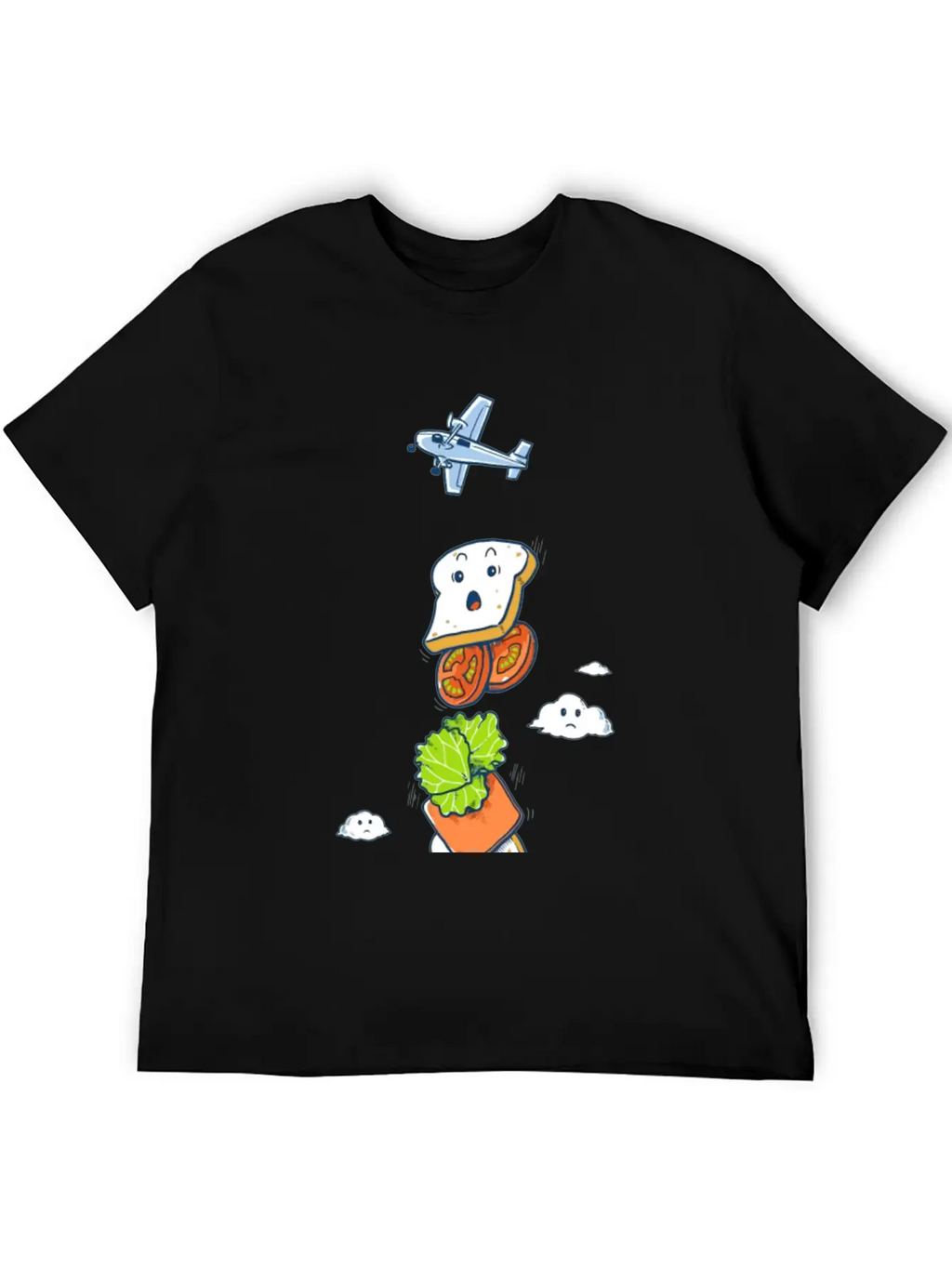 Mid Air Disintegrated Unisex Short Sleeve Soft Cotton T-Shirt – Casual Everyday Wear