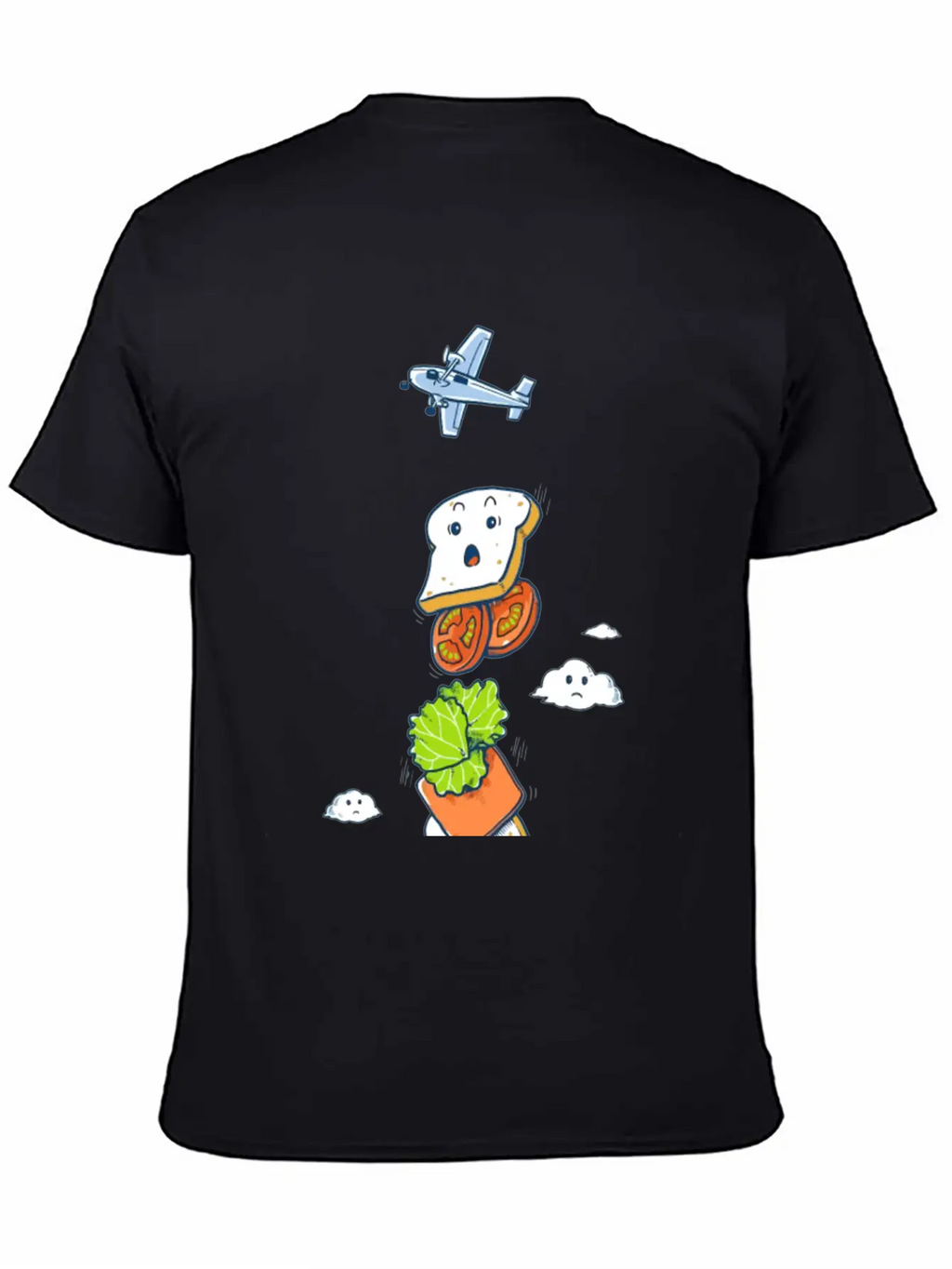 Mid Air Disintegrated Unisex Short Sleeve Soft Cotton T-Shirt – Casual Everyday Wear
