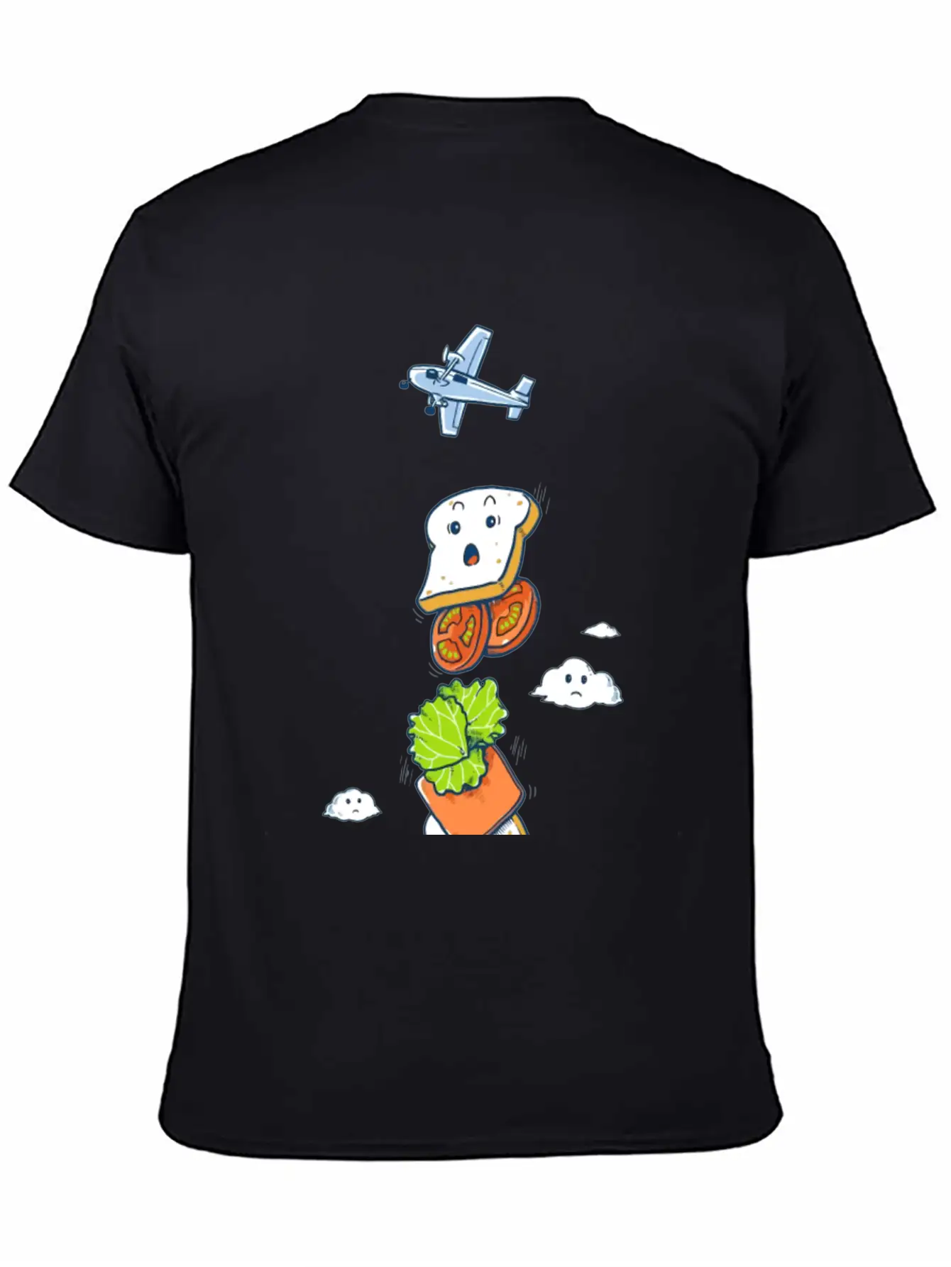 Mid Air Disintegrated Unisex Short Sleeve Soft Cotton T-Shirt – Casual Everyday Wear