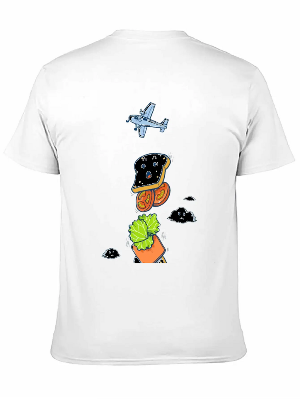 Mid Air Disintegrated Unisex Short Sleeve Soft Cotton T-Shirt – Casual Everyday Wear