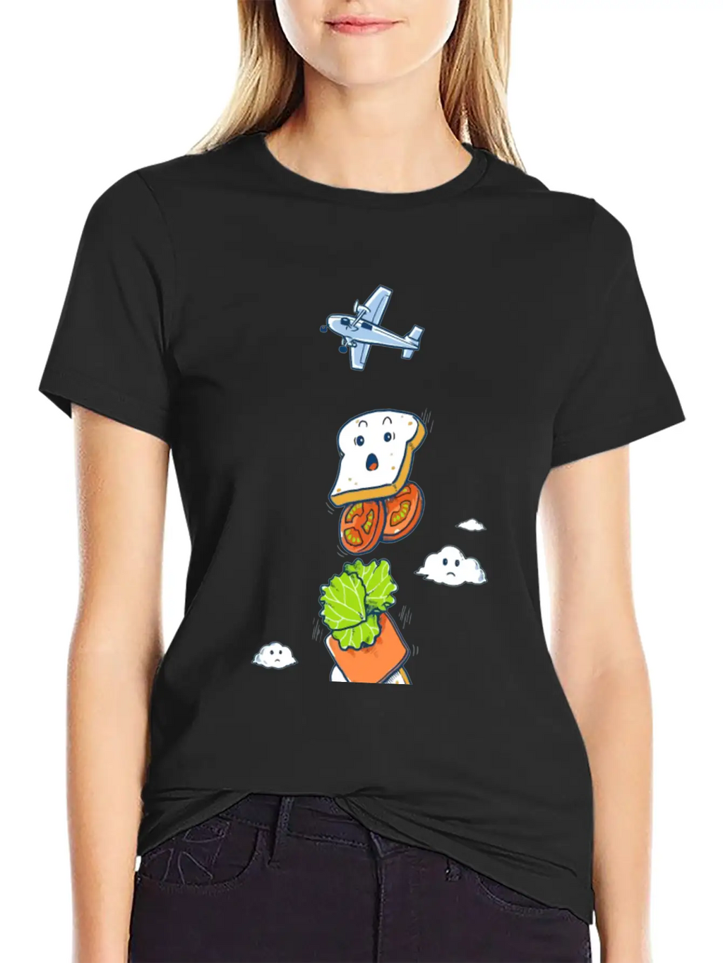 Mid Air Disintegrated Unisex Short Sleeve Soft Cotton T-Shirt – Casual Everyday Wear
