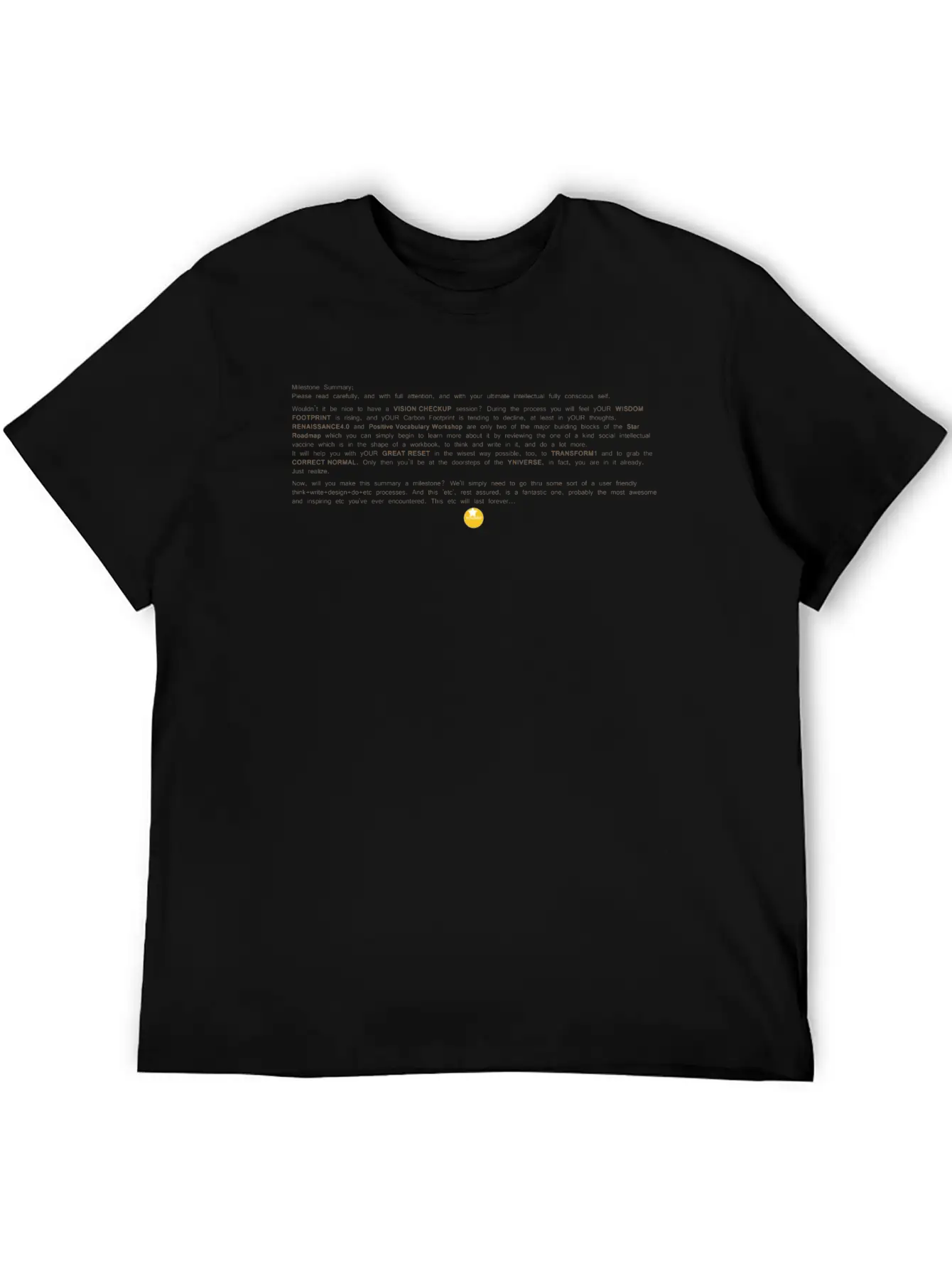 Milestone Summary | Start A New Chapter Unisex Casual T-Shirt – Clean Design For Daily Comfort