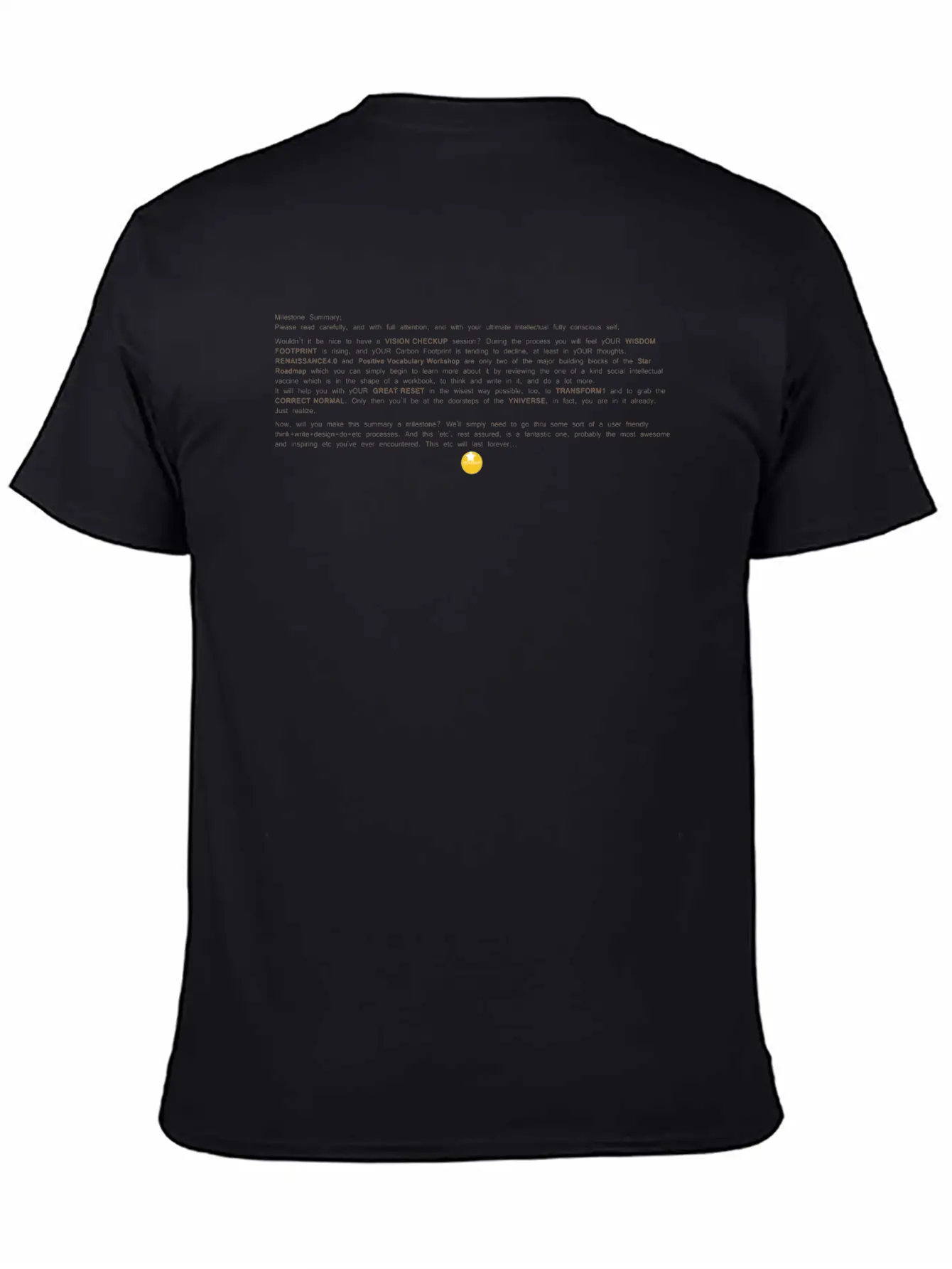 Milestone Summary | Start A New Chapter Unisex Casual T-Shirt – Clean Design For Daily Comfort