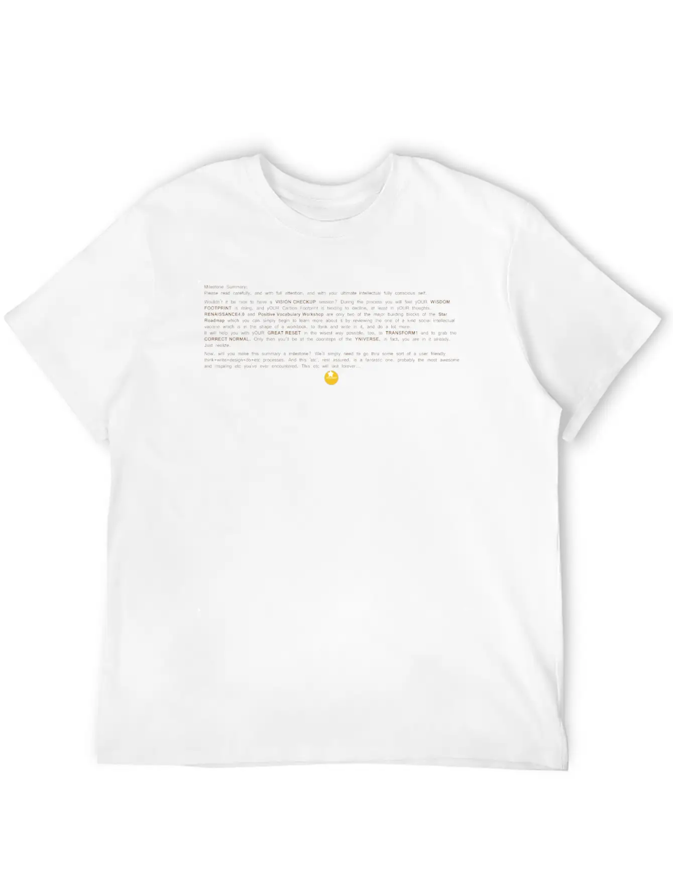 Milestone Summary | Start A New Chapter Unisex Casual T-Shirt – Clean Design For Daily Comfort
