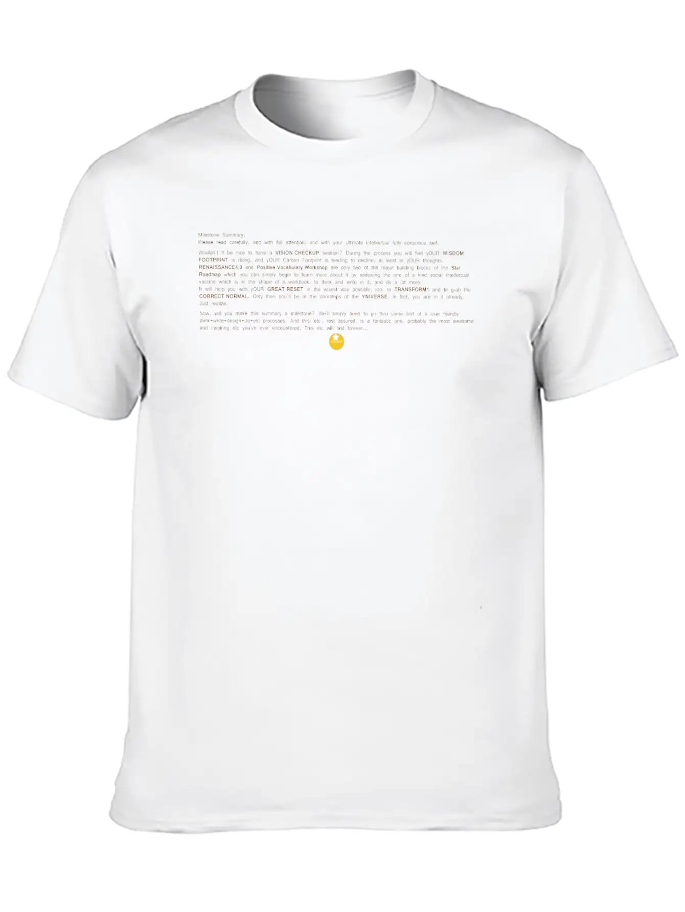 Milestone Summary | Start A New Chapter Unisex Casual T-Shirt – Clean Design For Daily Comfort