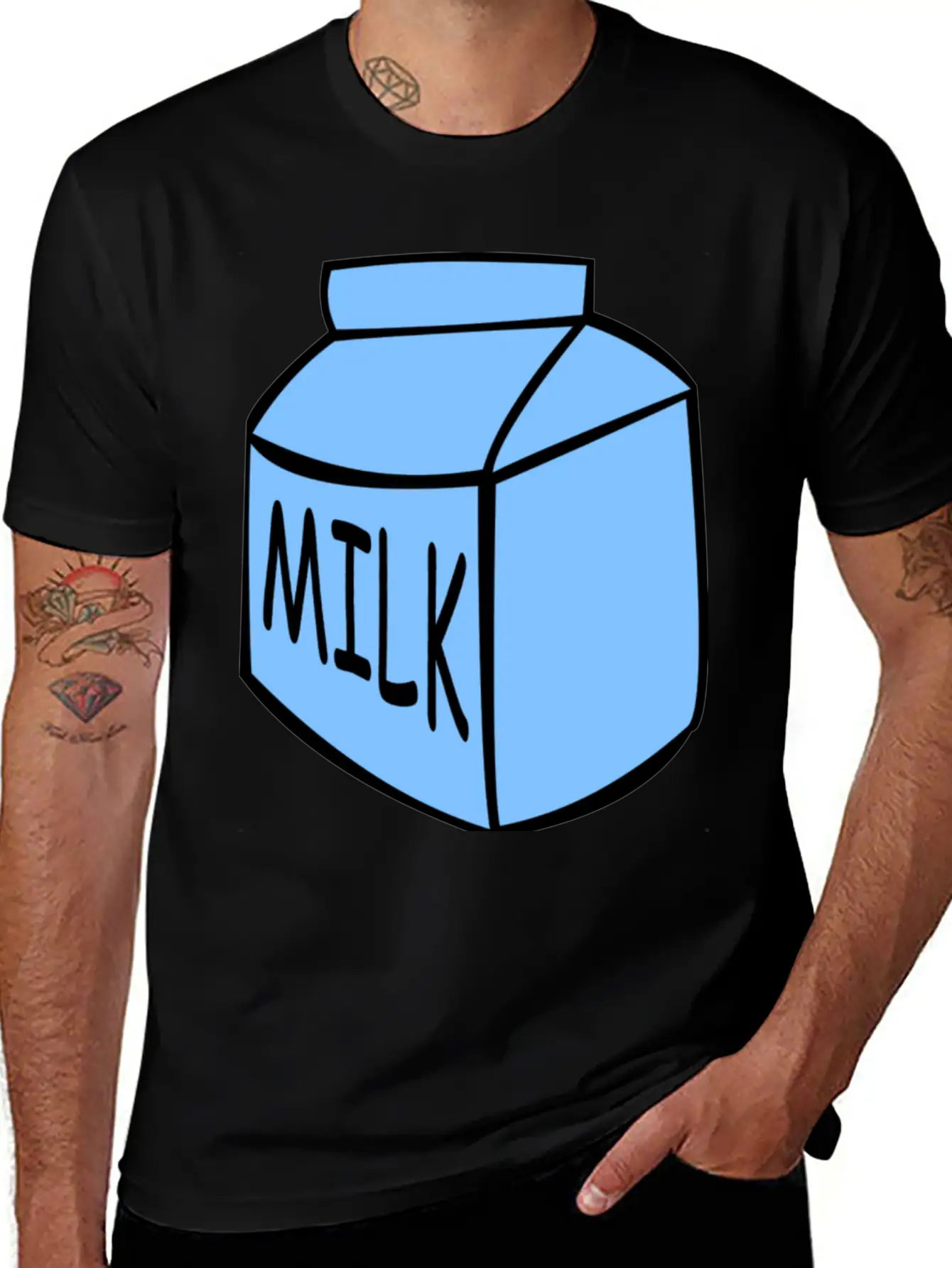 Milkk Classic Fit Graphic Tee For Daily Comfort – Unisex Cotton Shirt