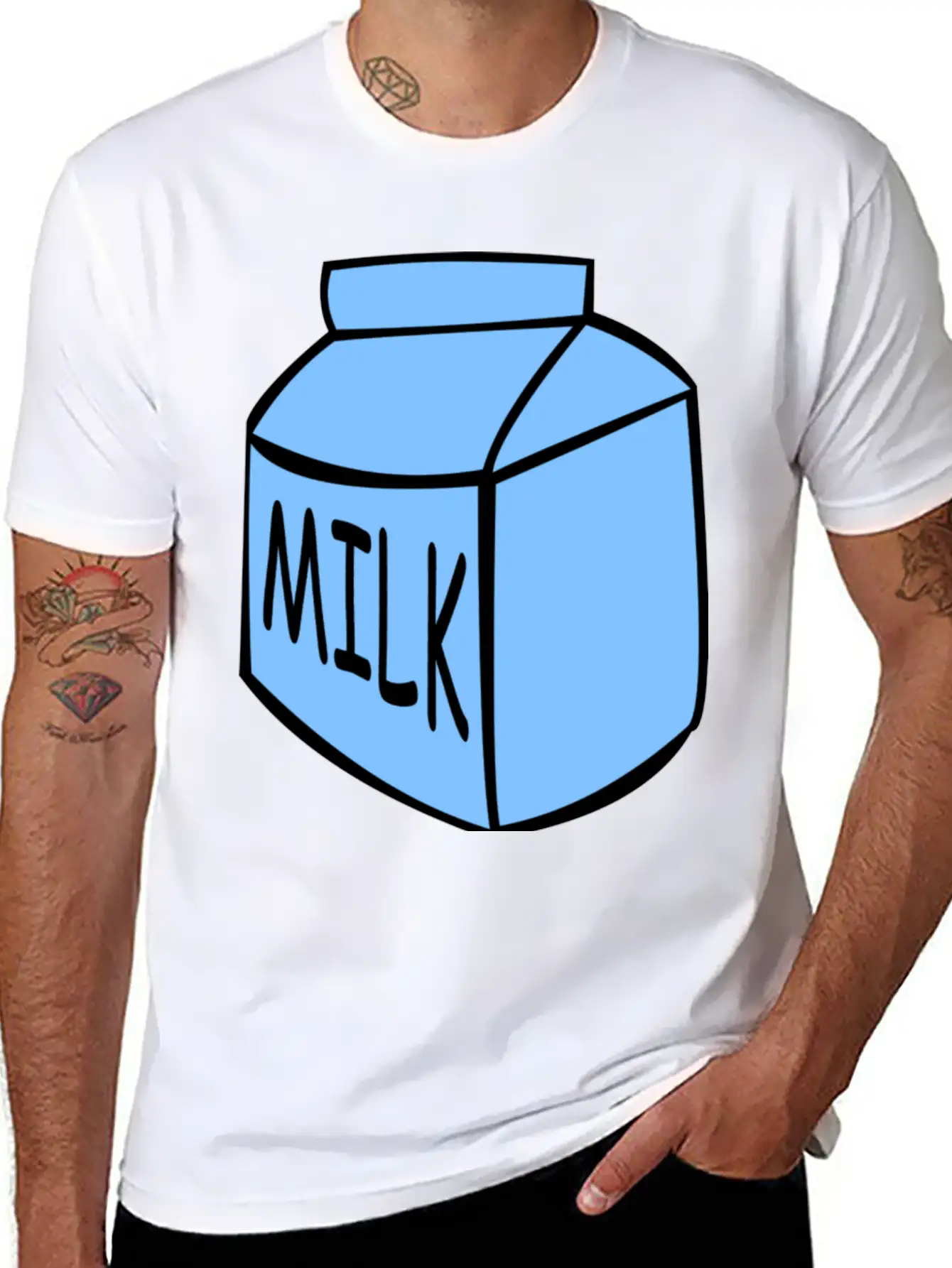 Milkk Classic Fit Graphic Tee For Daily Comfort – Unisex Cotton Shirt