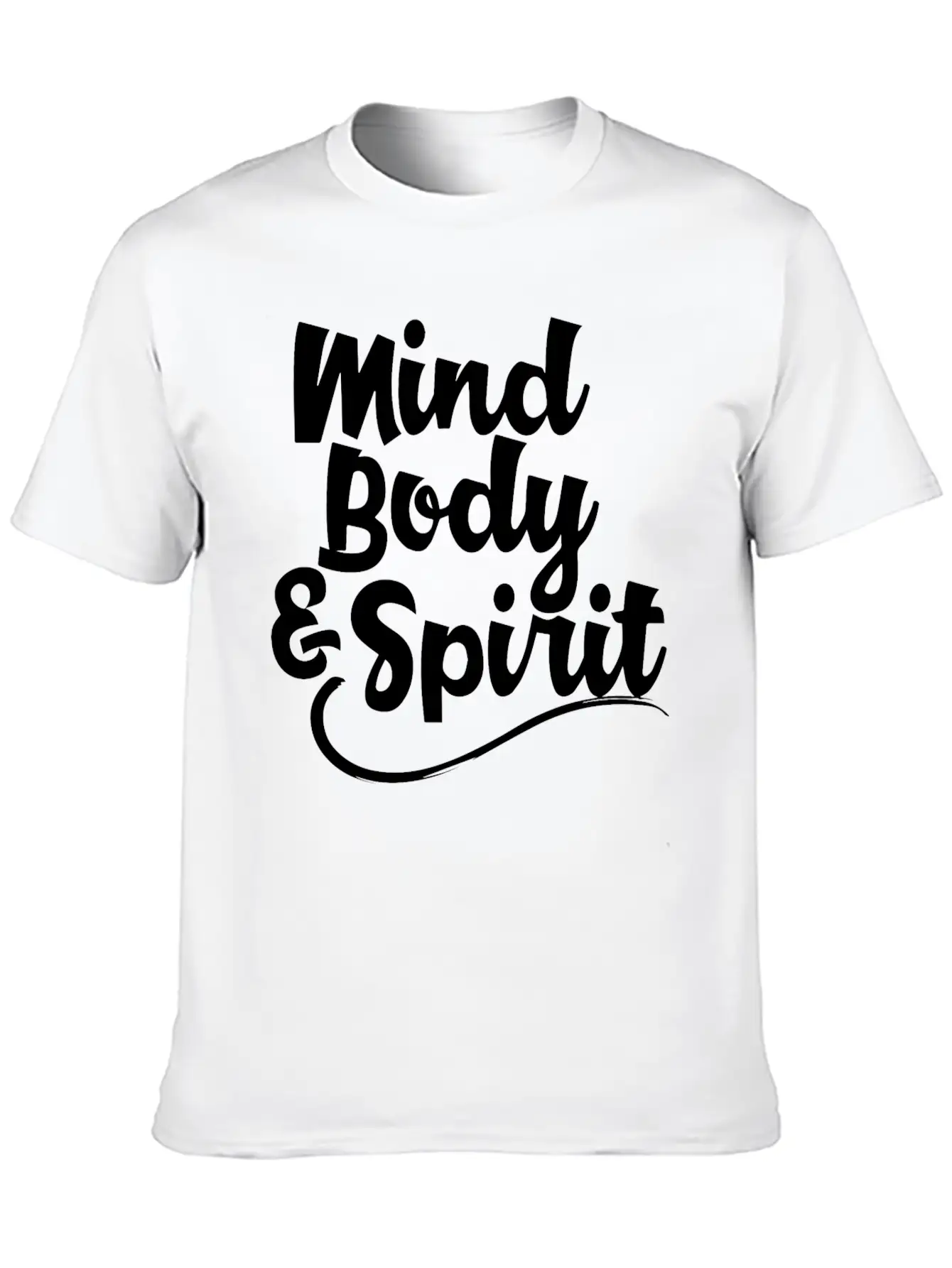 Mind Body Spirit 2 Casual Graphic T-Shirt – Simple And Comfortable Daily Wear