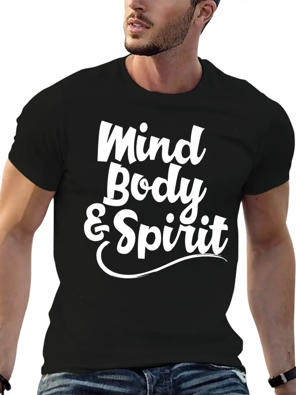 Mind Body Spirit 2 Casual Graphic T-Shirt – Simple And Comfortable Daily Wear