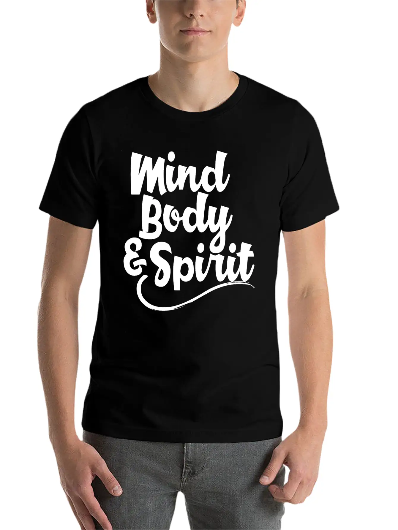 Mind Body Spirit 2 Casual Graphic T-Shirt – Simple And Comfortable Daily Wear