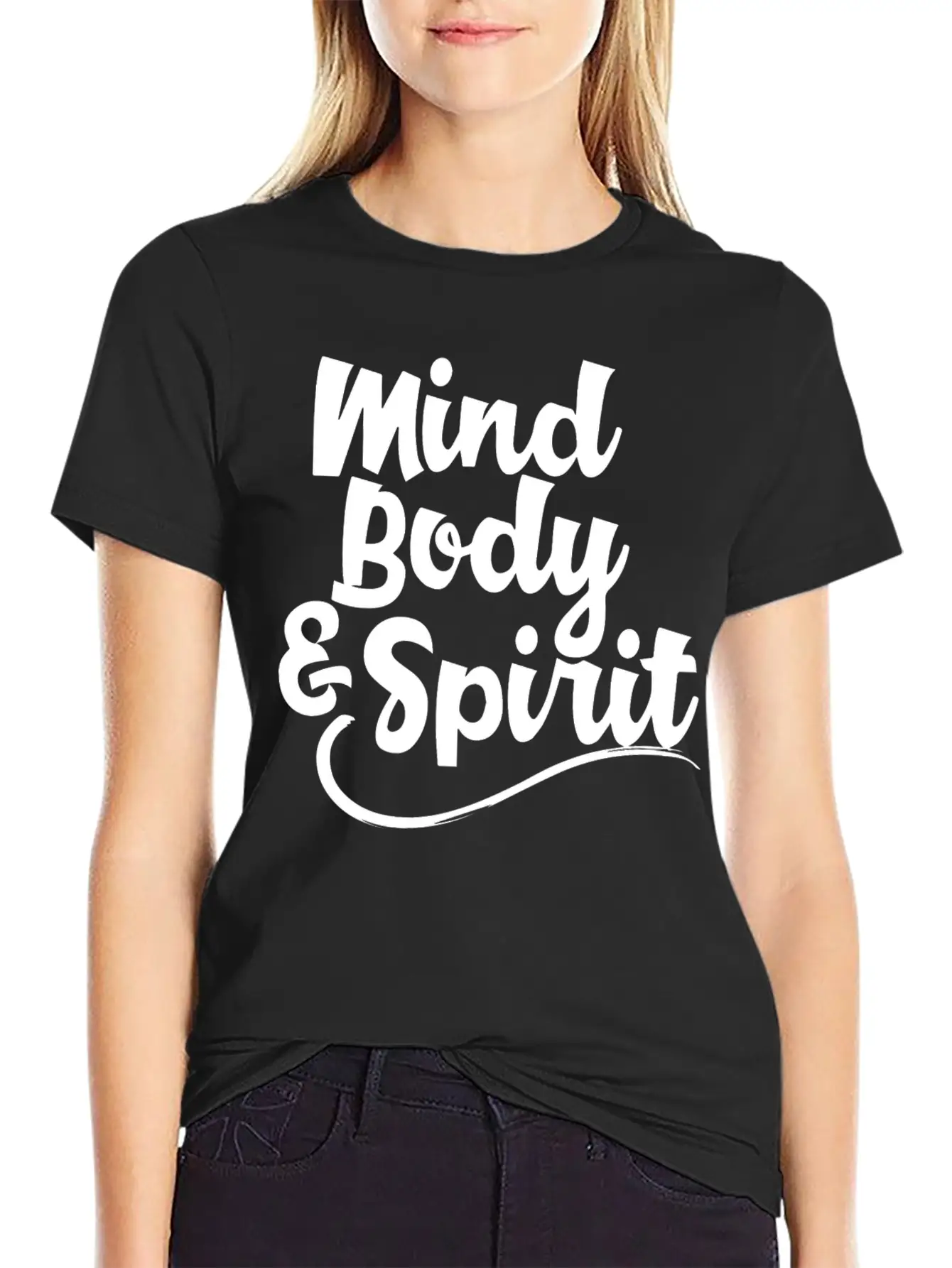 Mind Body Spirit 2 Casual Graphic T-Shirt – Simple And Comfortable Daily Wear
