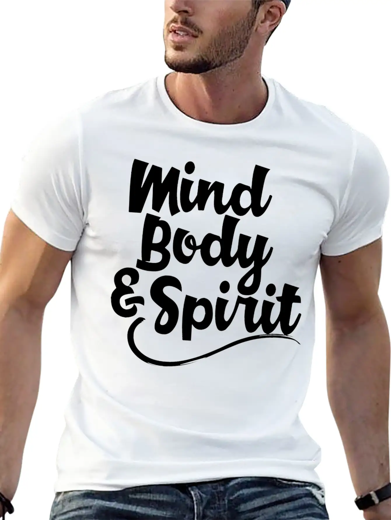 Mind Body Spirit 2 Casual Graphic T-Shirt – Simple And Comfortable Daily Wear