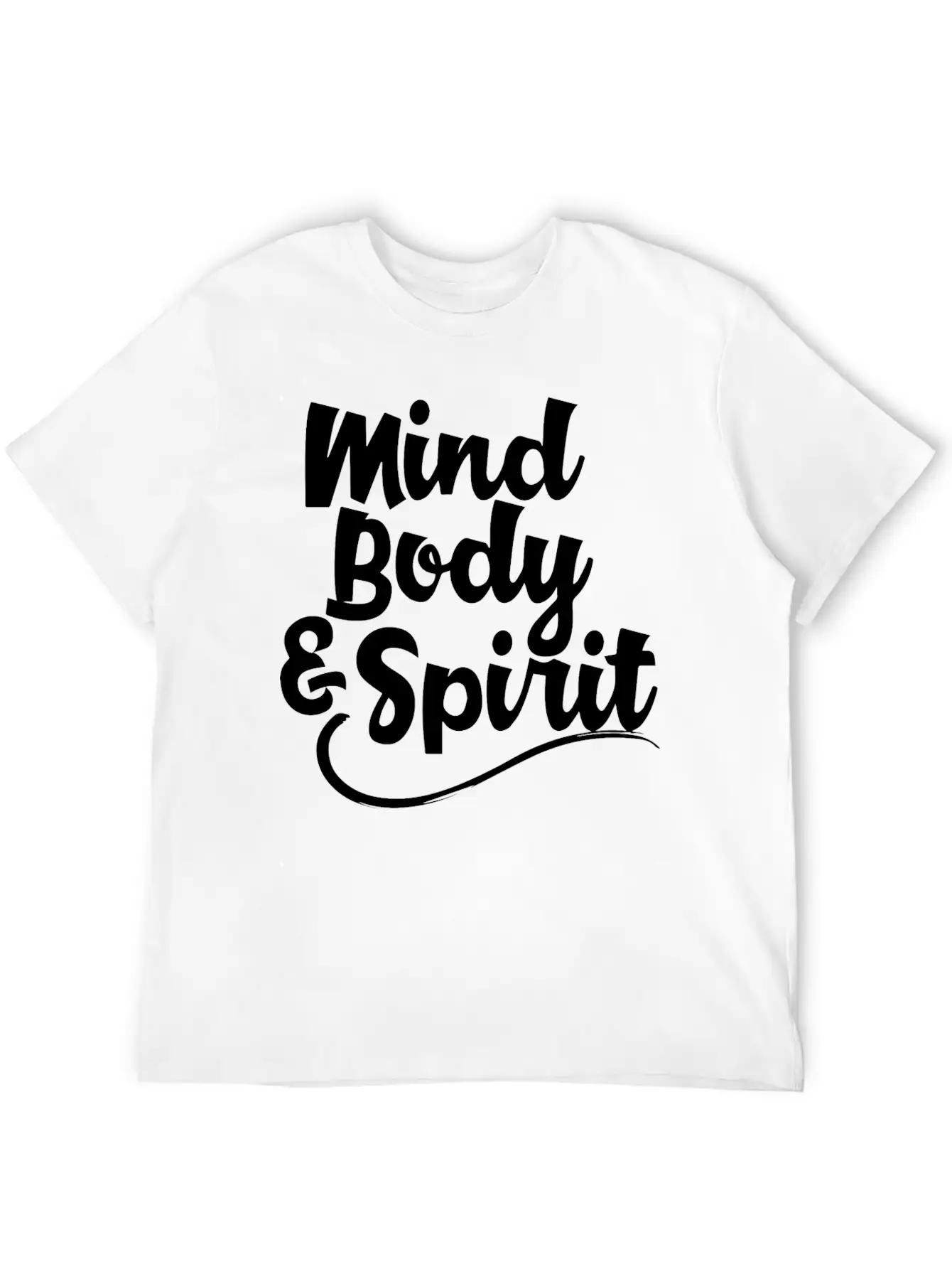 Mind Body Spirit 2 Casual Graphic T-Shirt – Simple And Comfortable Daily Wear