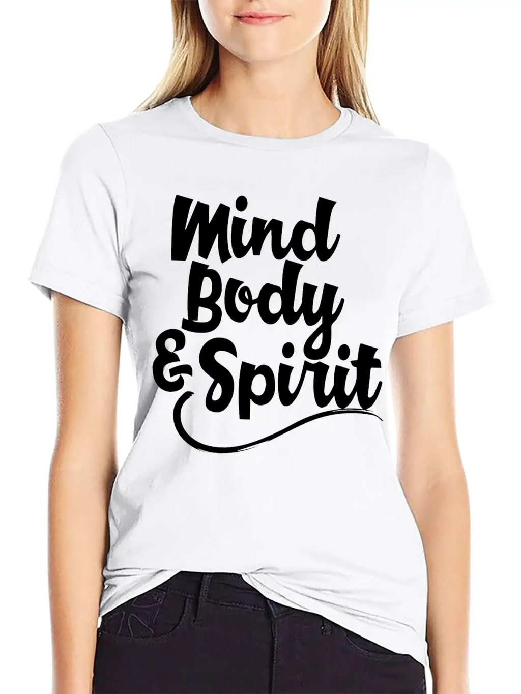 Mind Body Spirit 2 Casual Graphic T-Shirt – Simple And Comfortable Daily Wear