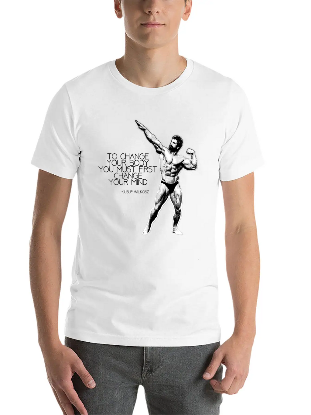 Mind Muscle Connection Classic Fit Graphic Tee For Daily Comfort – Unisex Cotton Shirt