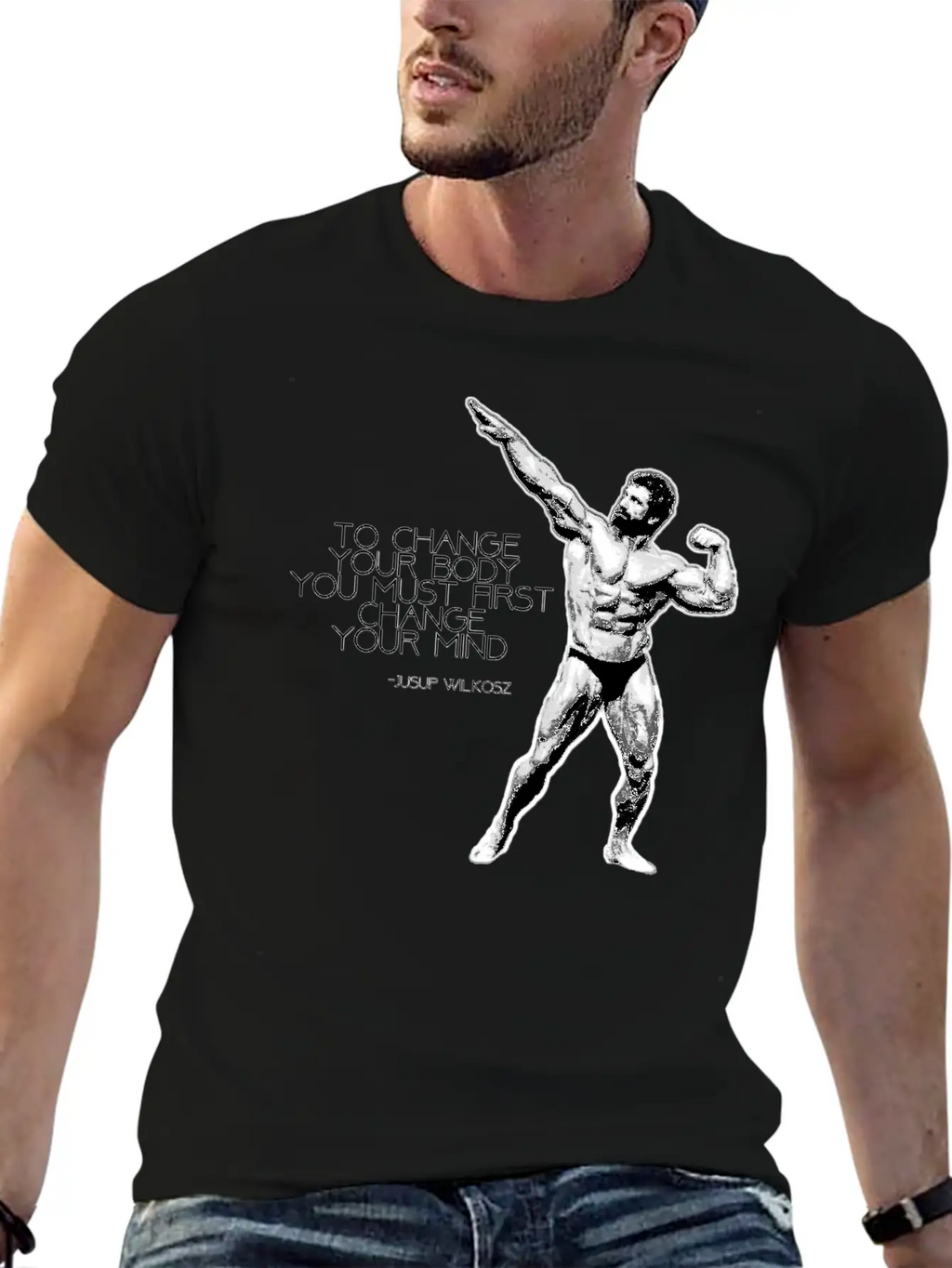 Mind Muscle Connection Classic Fit Graphic Tee For Daily Comfort – Unisex Cotton Shirt