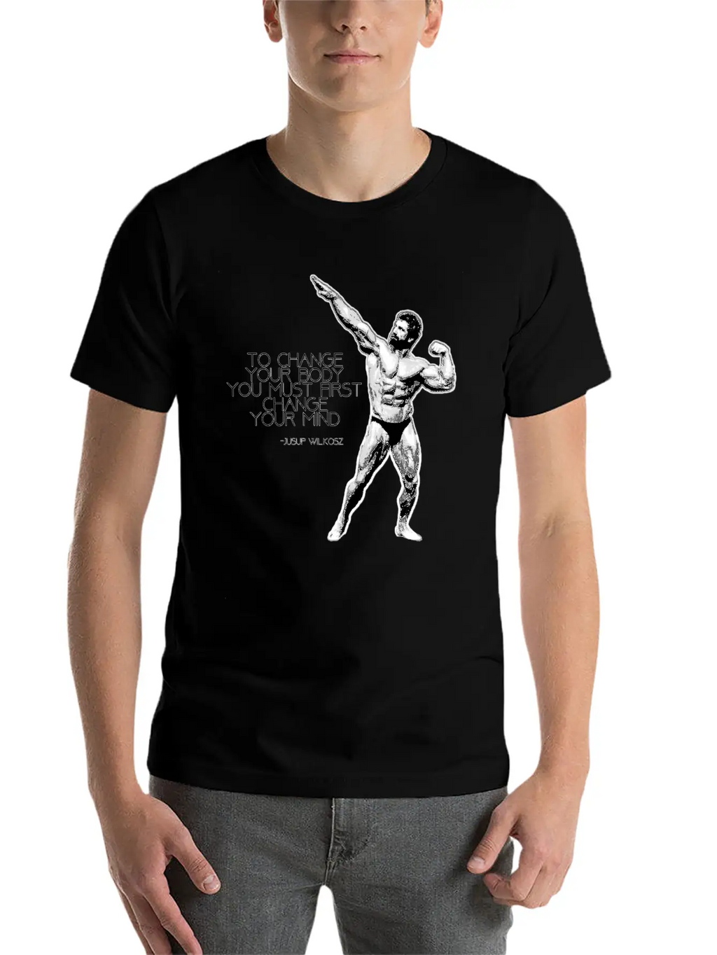 Mind Muscle Connection Classic Fit Graphic Tee For Daily Comfort – Unisex Cotton Shirt