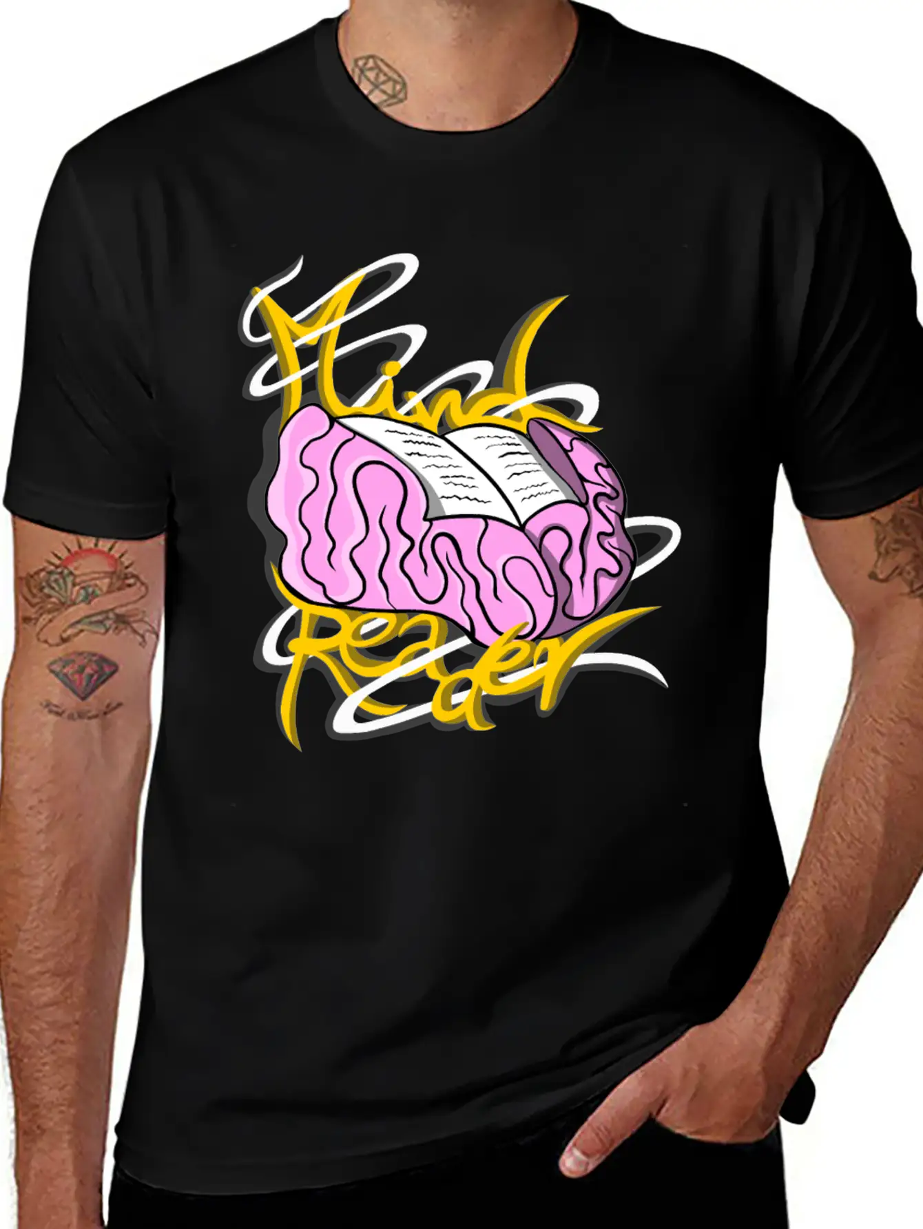 Mind Reader Guy Unisex Casual T-Shirt – Clean Design For Daily Comfort
