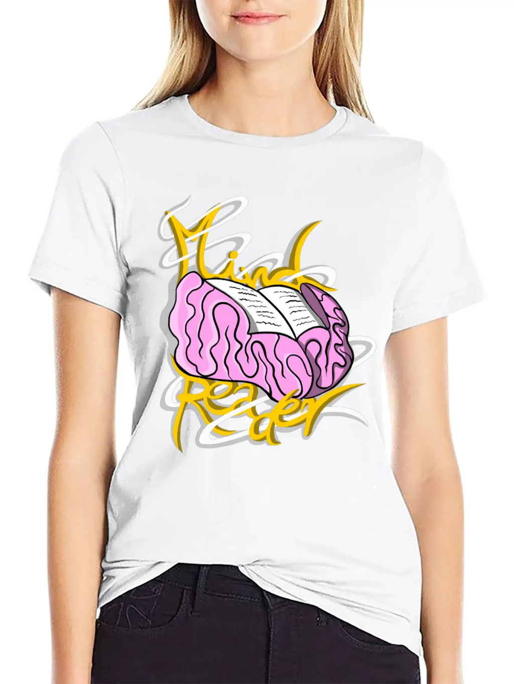Mind Reader Guy Unisex Casual T-Shirt – Clean Design For Daily Comfort