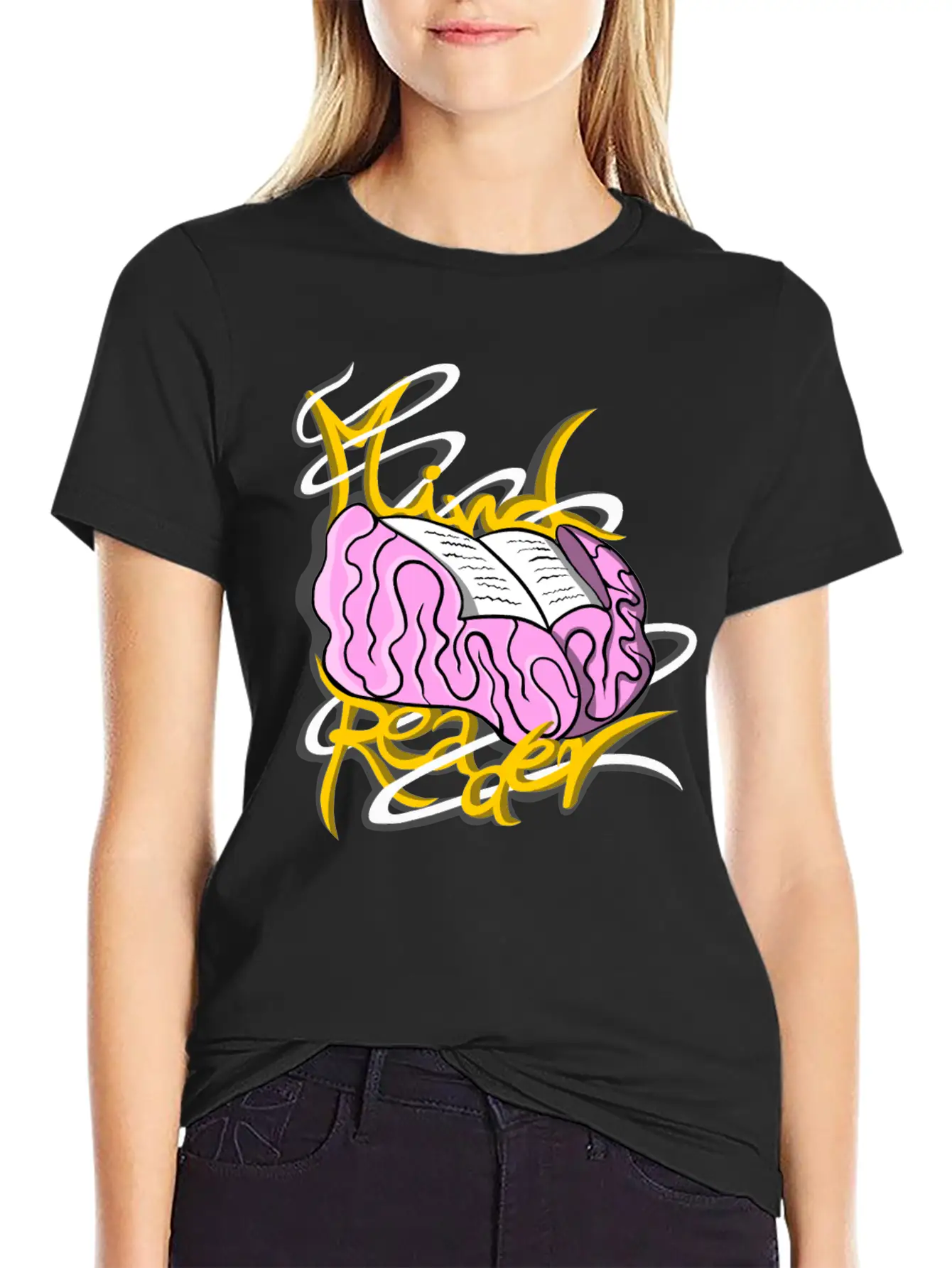 Mind Reader Guy Unisex Casual T-Shirt – Clean Design For Daily Comfort