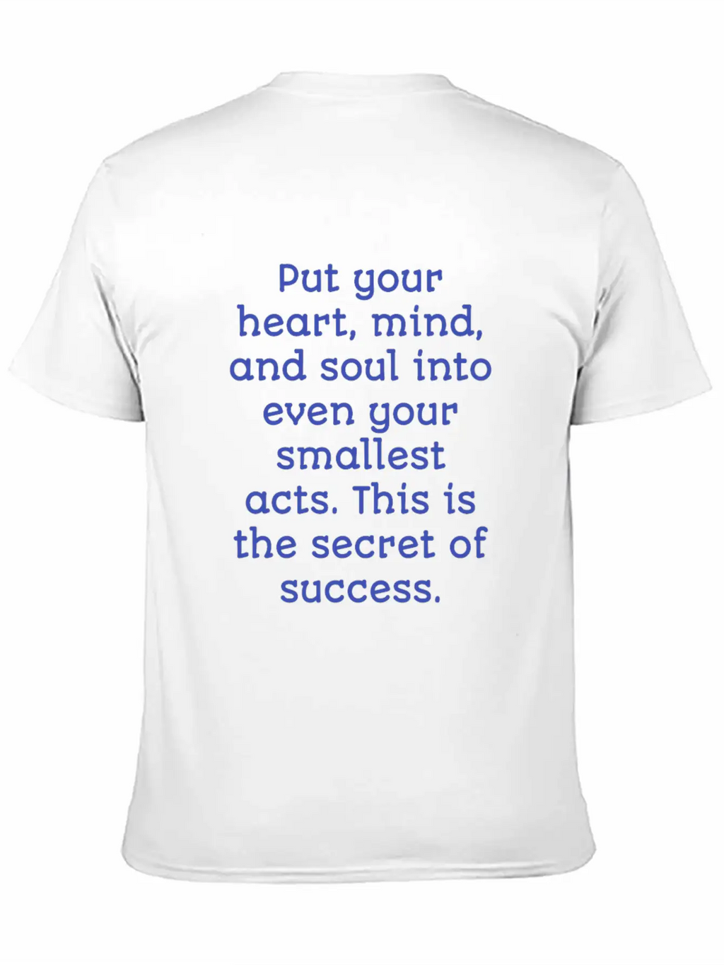 Mind Success, Christmas,Thanksgiving , Unisex Short Sleeve Soft Cotton T-Shirt – Casual Everyday Wear