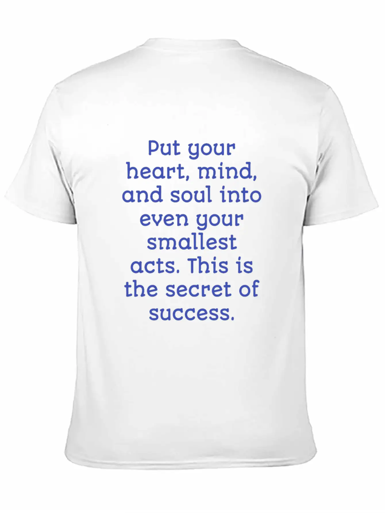 Mind Success, Christmas,Thanksgiving , Unisex Short Sleeve Soft Cotton T-Shirt – Casual Everyday Wear