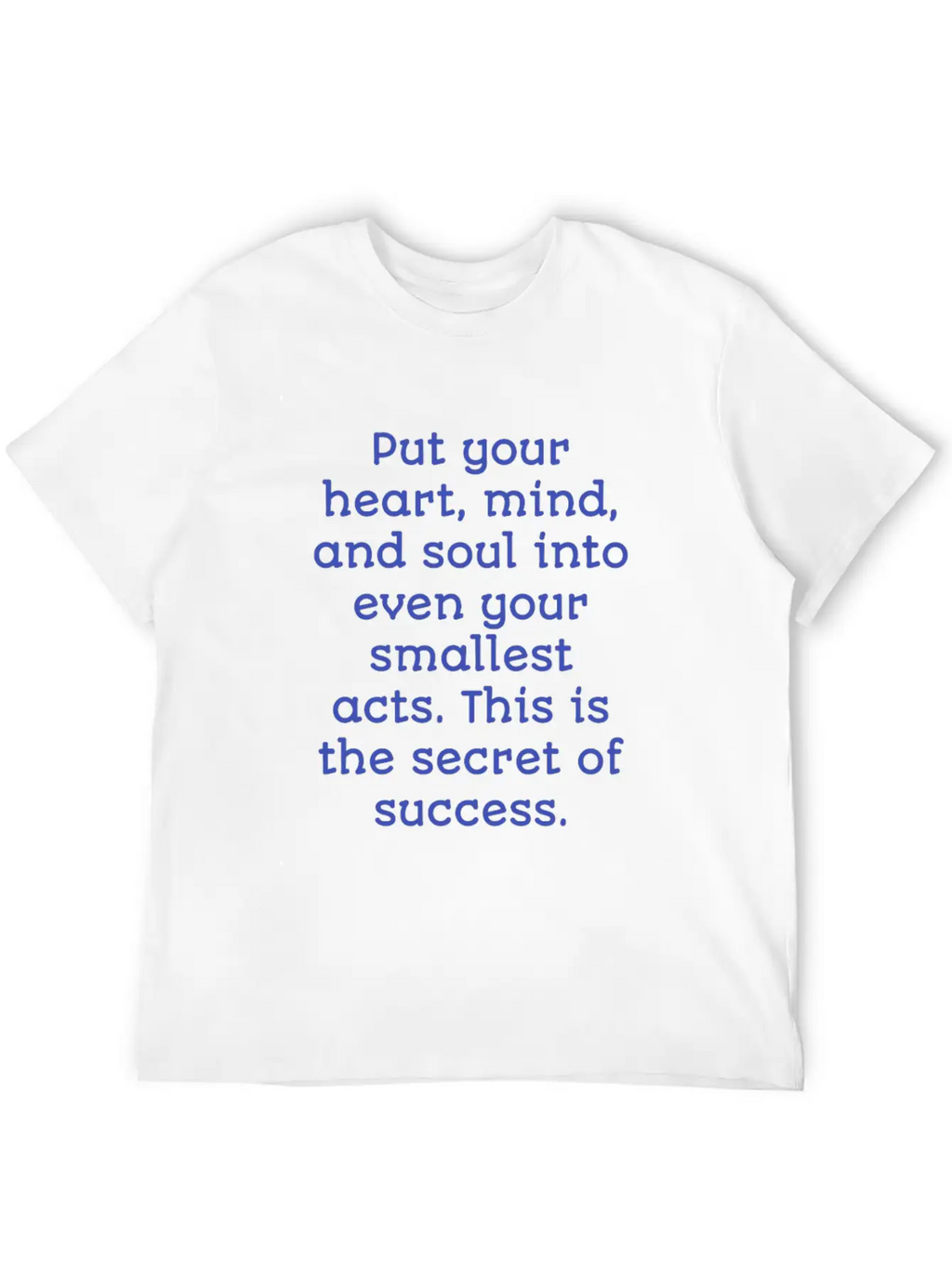 Mind Success, Christmas,Thanksgiving , Unisex Short Sleeve Soft Cotton T-Shirt – Casual Everyday Wear