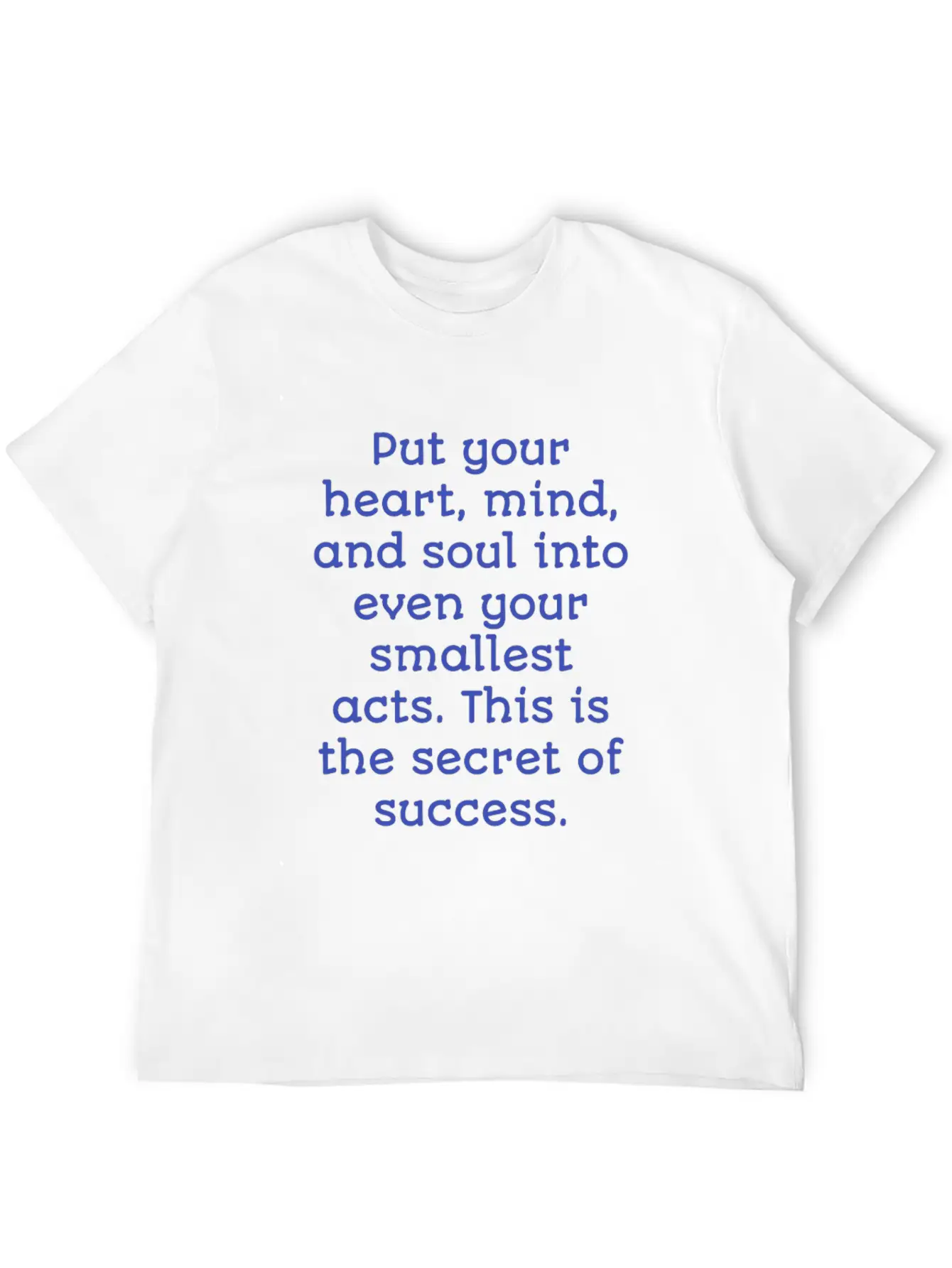 Mind Success, Christmas,Thanksgiving , Unisex Short Sleeve Soft Cotton T-Shirt – Casual Everyday Wear