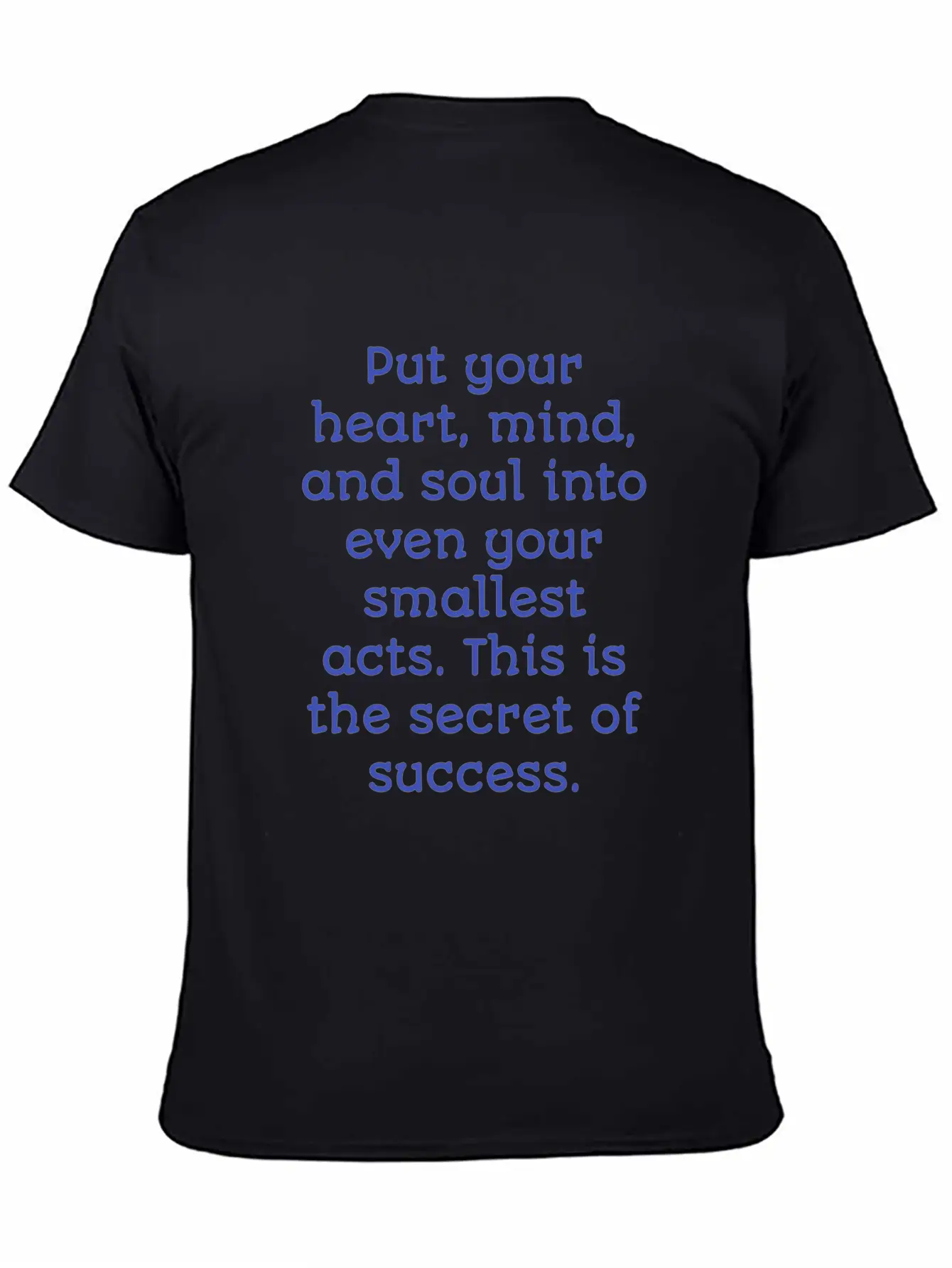 Mind Success, Christmas,Thanksgiving , Unisex Short Sleeve Soft Cotton T-Shirt – Casual Everyday Wear