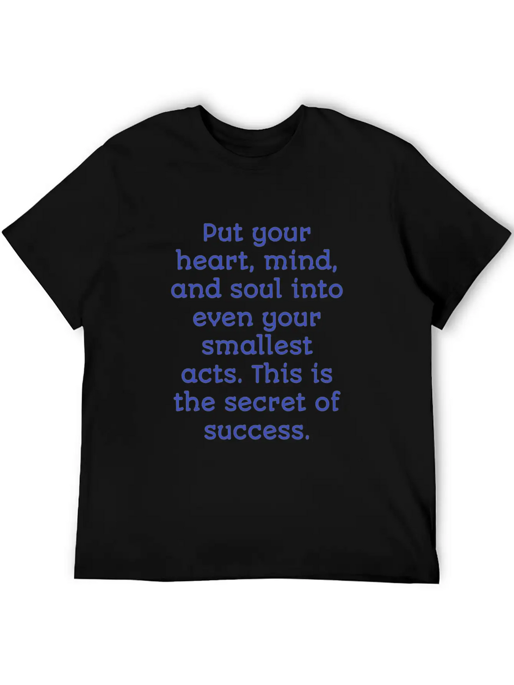 Mind Success, Christmas,Thanksgiving , Unisex Short Sleeve Soft Cotton T-Shirt – Casual Everyday Wear