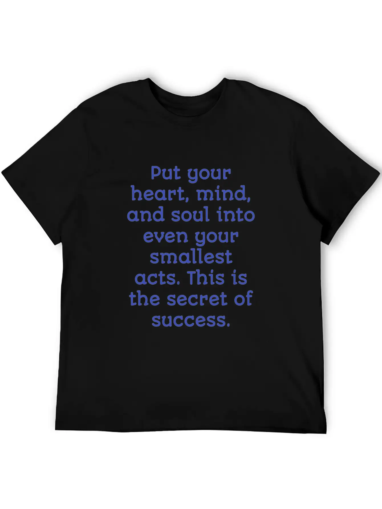 Mind Success, Christmas,Thanksgiving , Unisex Short Sleeve Soft Cotton T-Shirt – Casual Everyday Wear