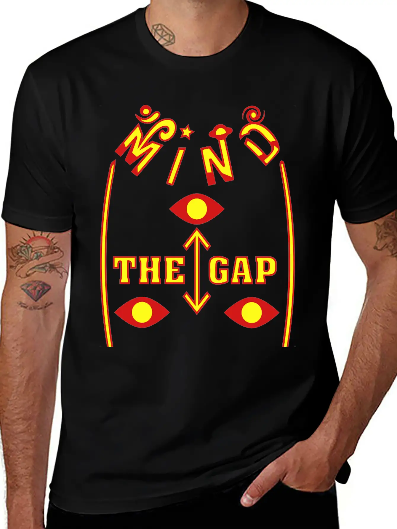 Mind The Gap Unisex Casual T-Shirt – Clean Design For Daily Comfort