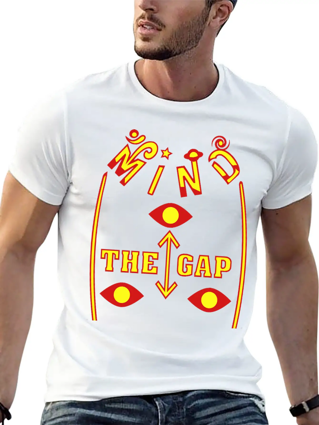 Mind The Gap Unisex Casual T-Shirt – Clean Design For Daily Comfort