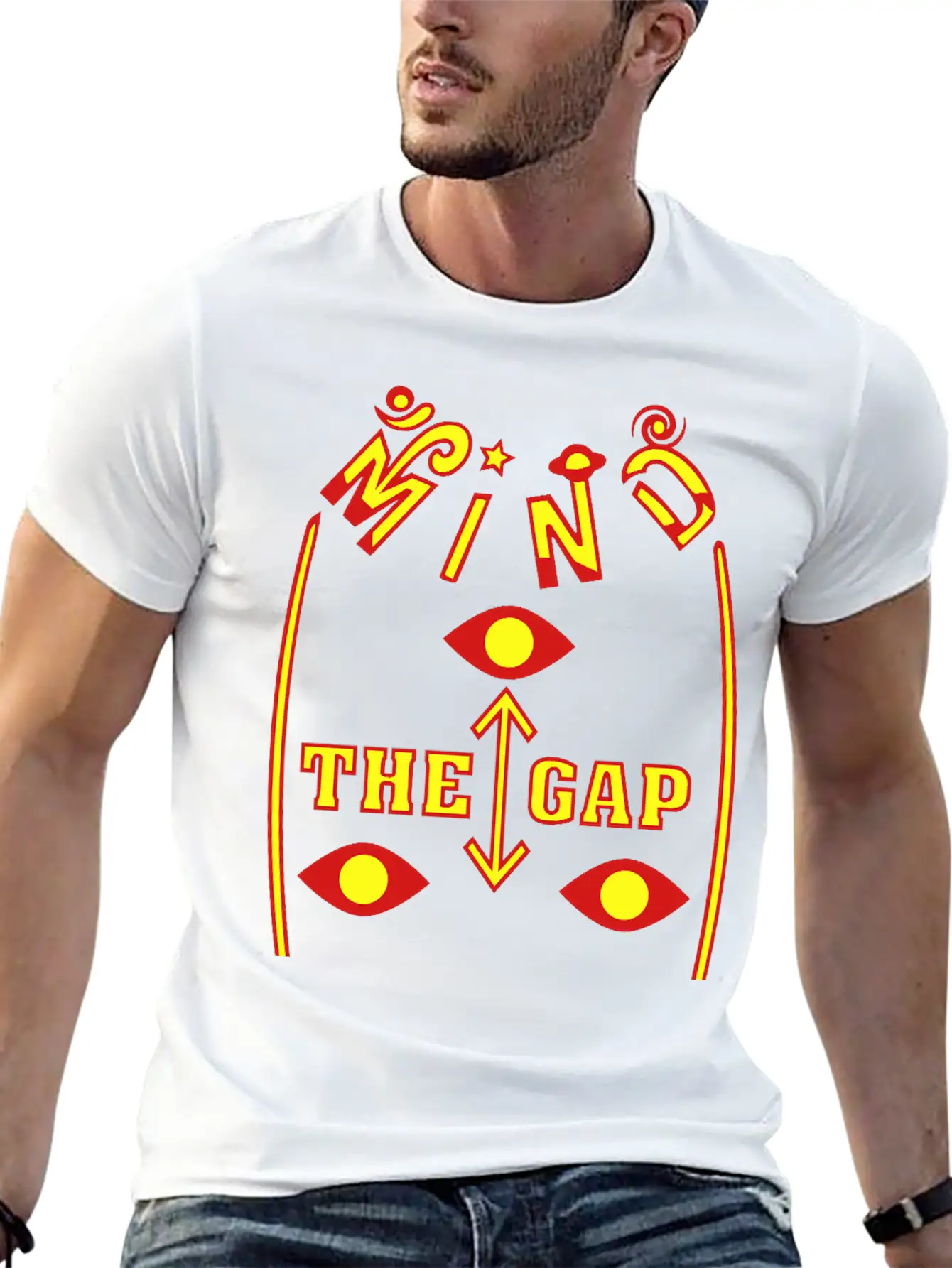 Mind The Gap Unisex Casual T-Shirt – Clean Design For Daily Comfort