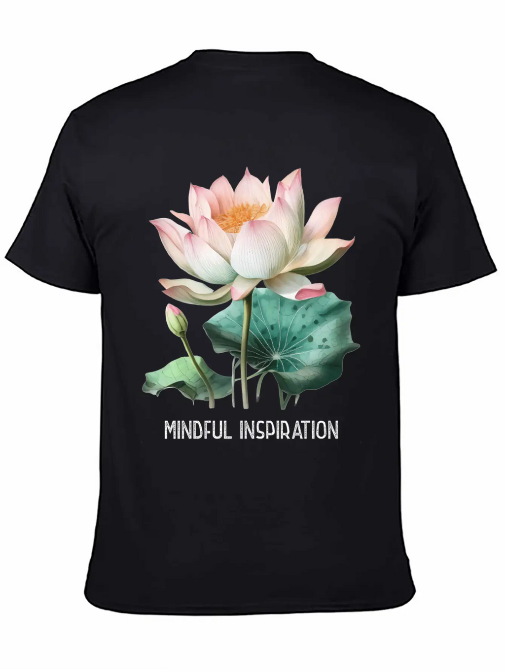 Mindfulness Saying Minimal Yoga Tee Mindful Inrati Breathable Soft Cotton T-Shirt – Timeless Casual Look