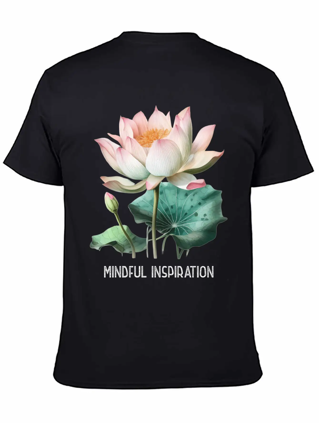 Mindfulness Saying Minimal Yoga Tee Mindful Inrati Breathable Soft Cotton T-Shirt – Timeless Casual Look