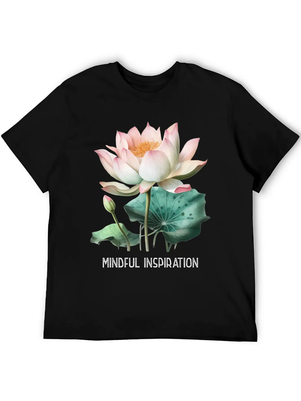 Mindfulness Saying Minimal Yoga Tee Mindful Inrati Breathable Soft Cotton T-Shirt – Timeless Casual Look
