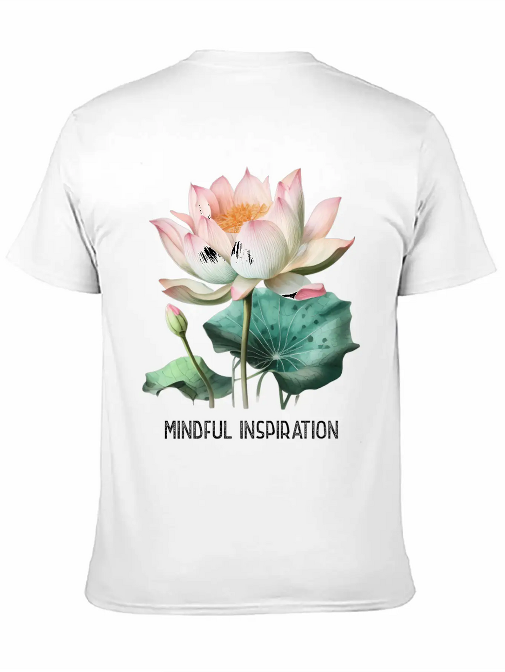 Mindfulness Saying Minimal Yoga Tee Mindful Inrati Breathable Soft Cotton T-Shirt – Timeless Casual Look